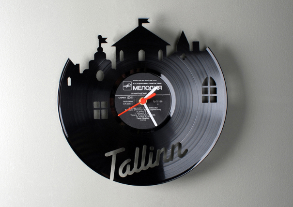 Re-Vinyl Clock