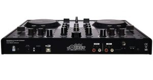 Back of the Reloop Digital Jockey Interface Edition