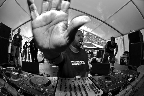 Theo Parrish Laptop DJing