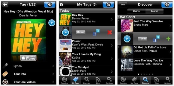 shazamiphonescreenshots