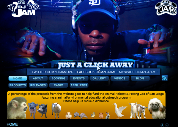 DJ Jam Website DJ Jam Website