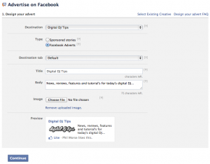 Advertise on Facebook