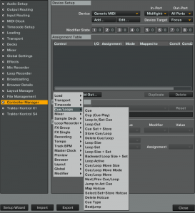 Assignment table Assignment table