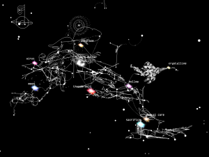 The Biophilia main screen