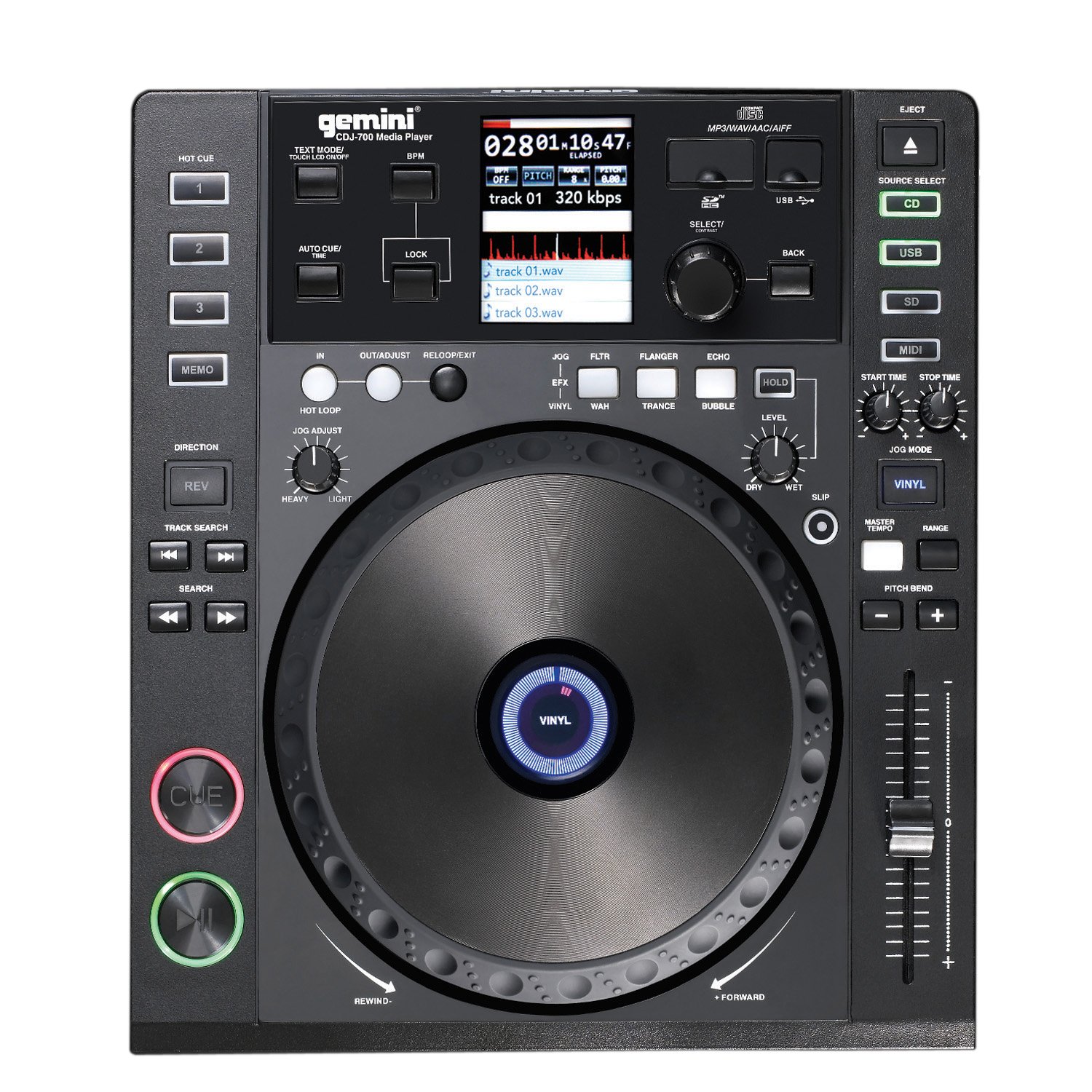 Gemini CDJ-700 Media Player Review - Digital DJ Tips