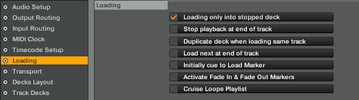 Traktor loading stopped deck Traktor loading stopped deck