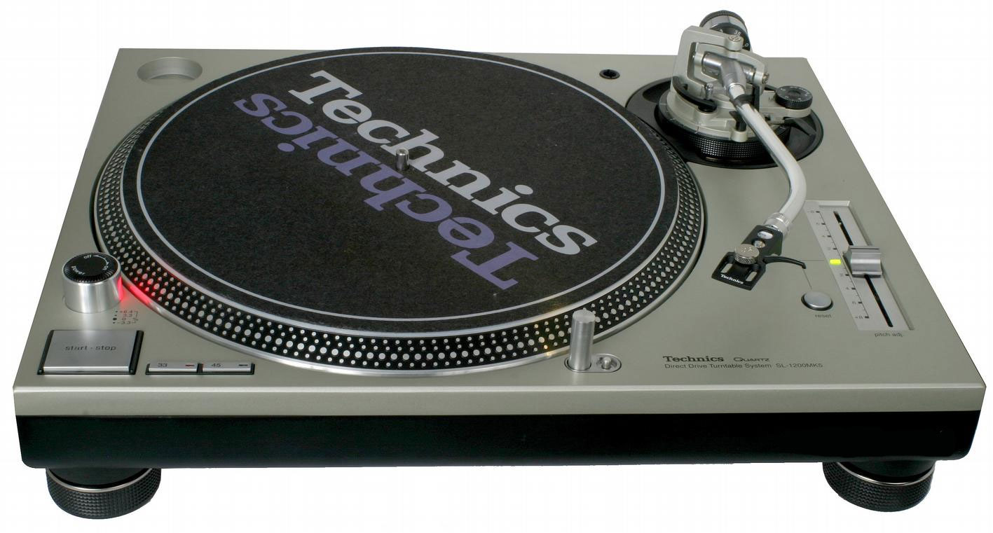 The Technics turntable pitch control, complete with centre click - just like our reader's Hercules RMX.