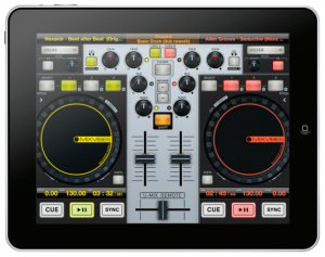 MixVibes Cross DJ 2.0's iPad remote control MixVibes Cross DJ 2.0's iPad remote control