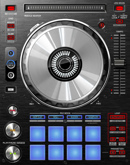 Pioneer DDJ-SX deck Pioneer DDJ-SX deck