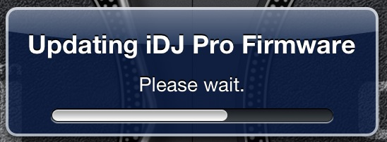 Firmware update to iDJ Pro
