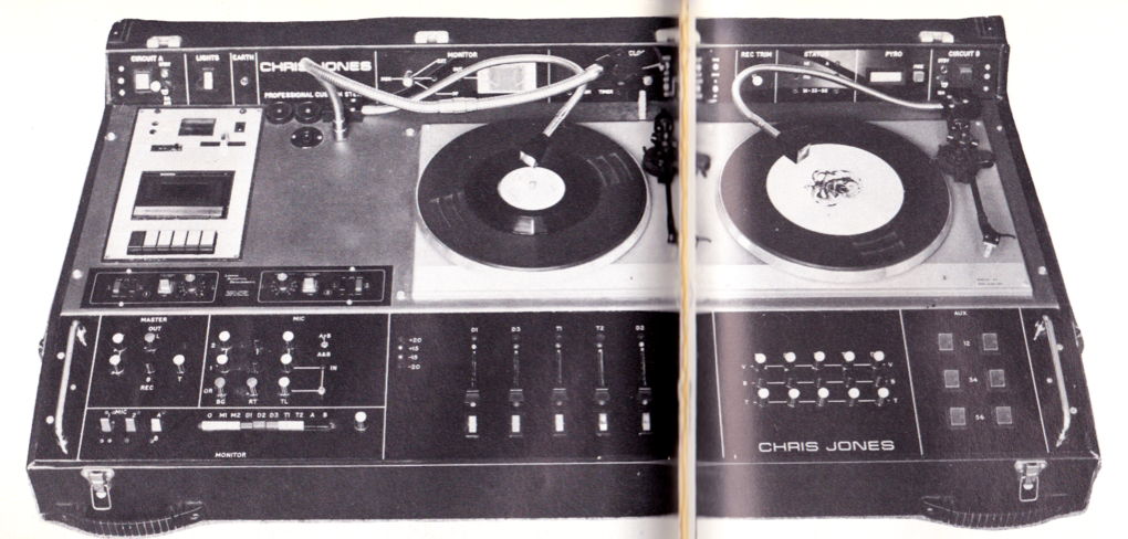 Old DJ console Old DJ console