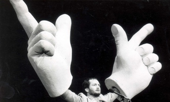 Wave your arms in the air like you just don't care... Kenny Everett shows how EDM Jesus poses should be done, unlike our hapless hero in the most bizarre DJ video we've seen for a while. Watch it below...