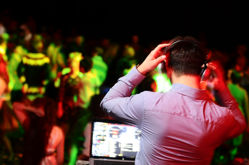 DJ in a club