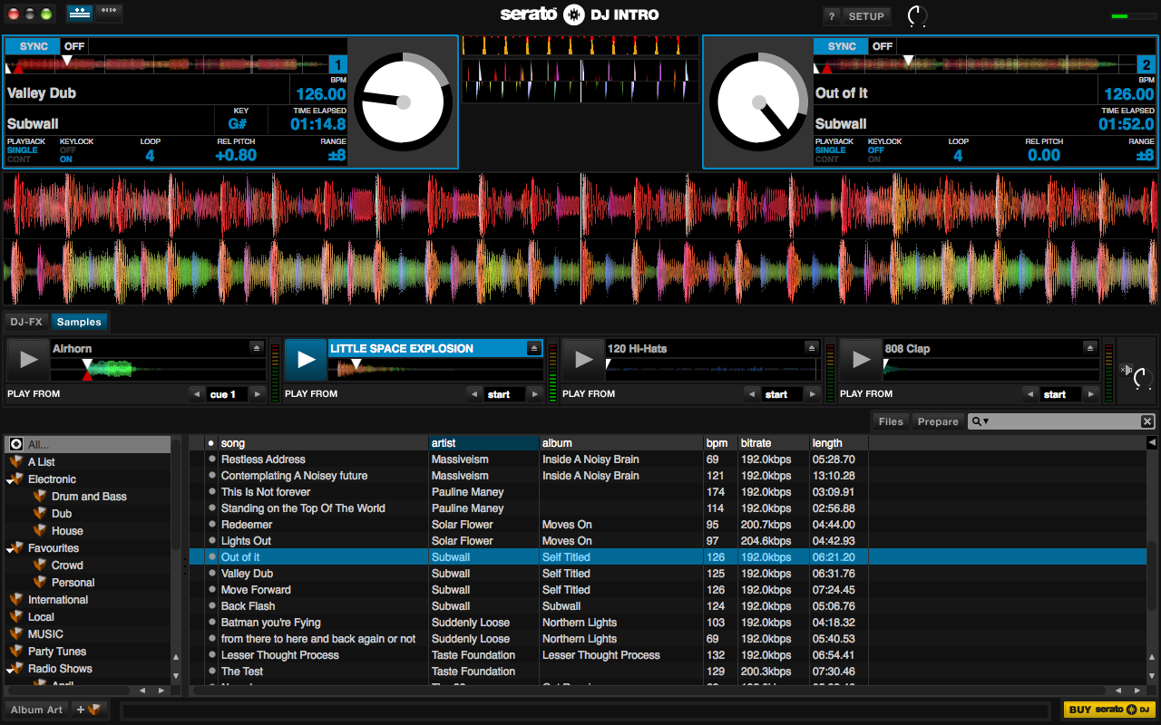 Serato DJ Intro 1.2