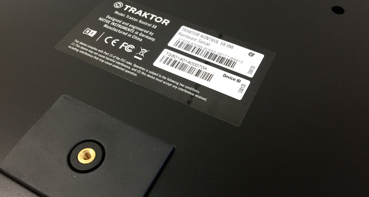 One of the six mysterious screw-in holes on the underside of the unit. Are optional jumbo feet in the pipeline?