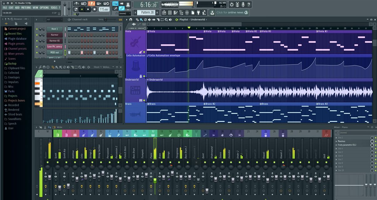 FL Studio 12 Interface