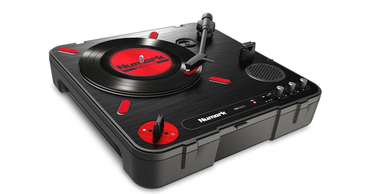 Numark just unveiled its brand new PT01 Scratch portable turntable here at DJ Expo 2016.