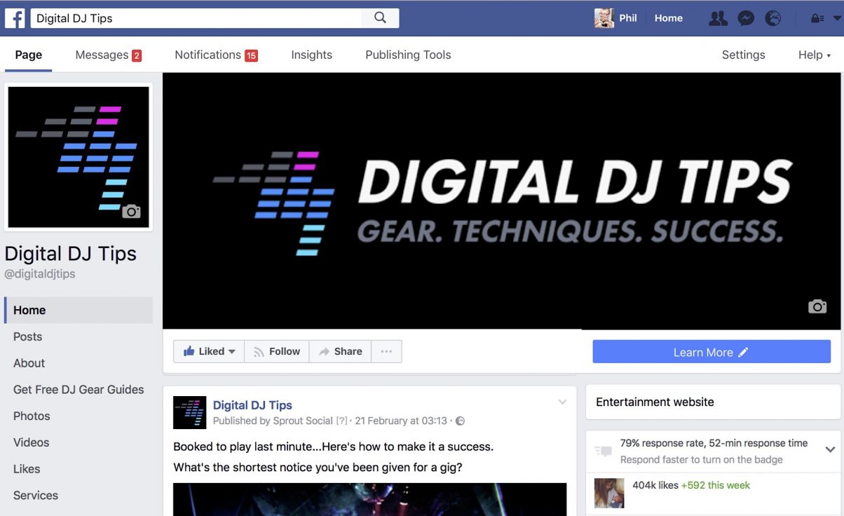 Facebook Page