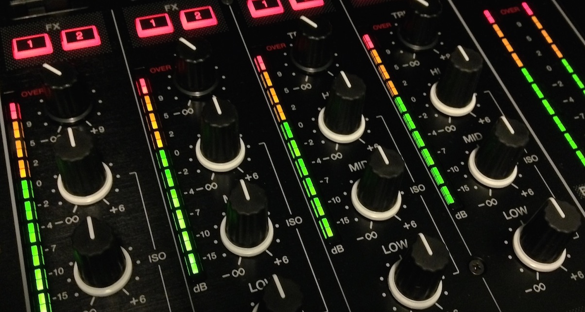 Unfortunately, this is a very common sight in DJ booths around the world.