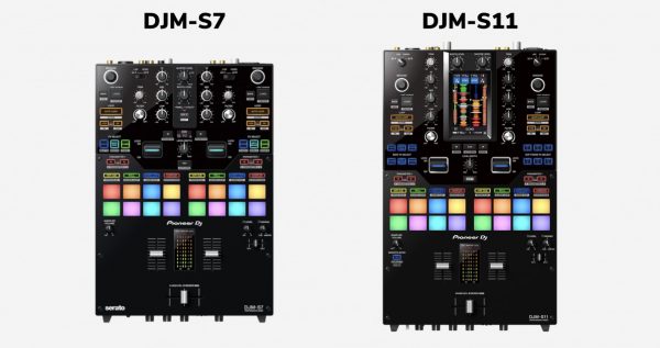 DJM-S7 and DJM-S11 size compared