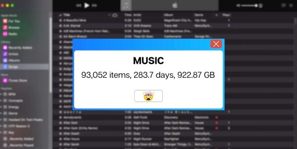 Large iTunes Music collection
